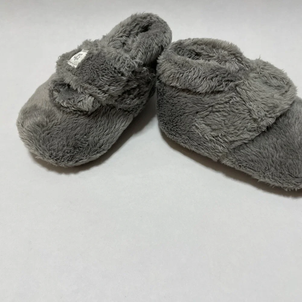 UGG Baby Bixbee Booties Charcoal Grey Newborn 0/1